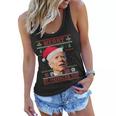 Anti Biden Merry St Patricks Day Ugly Christmas Sweater Women Flowy Tank