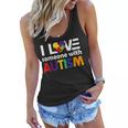 Autism Awareness Gift Autism Mom I Love Someone With Autism Women Flowy Tank