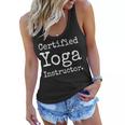 Certified Yoga Instructor Yoga Teacher Gift Women Flowy Tank