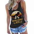 Funny Mamasaurus Rex I Cool Two Kids Mom And Dinasaur Kids Women Flowy Tank