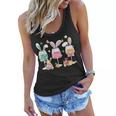 Funny Wine Glasses Bunny Ears With Egg Basket Spring Easter Women Flowy Tank