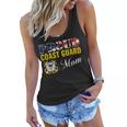Proud Coast Guard Mom With American Flag For Veteran Day Women Flowy Tank