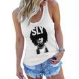 Sly Stone Portrait Tshirt Women Flowy Tank
