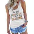 Womens My First Mothers Day As A Grandma Leopard Mothers Day 2023 Women Flowy Tank