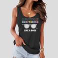 Actively Monitoring Like A Boss Testing Day Funny Teacher Women Flowy Tank