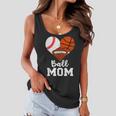 Ball Mom Funny Baseball Football Basketball Mom Women Flowy Tank