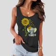 Blessed To Be Called Nana Sunflower Elephant Mothers Day Women Flowy Tank