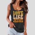 Christian Retro Love Like Jesus Religious Faith God 70S Women Flowy Tank