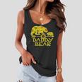 Daddy Bear Sunflower Funny Mother Father Gifts Women Flowy Tank