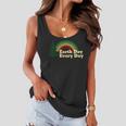 Earth Day Everyday Rainbow Pine Tree Shirt Women Flowy Tank