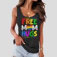 Free Mom Hugs Lgbt Lgbtq Pride Month Rainbow Mom Support Women Flowy Tank