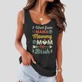 Funny Mothers Day Design I Went From Mama For Wife And Mom Women Flowy Tank
