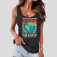 Funny Science Rotation Of Earth Makes My Day Space Teacher Women Flowy Tank