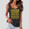 Grumpy Old GitFor Men Funny Sarcastic Fathers Day Gift For Mens Women Flowy Tank