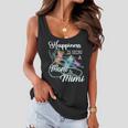 Happiness Is Being A Mom & Mimi Dragonfly Mothers Day Women Flowy Tank