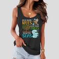 Help More Bees Plant More Trees Earth Day Climate Change Women Flowy Tank