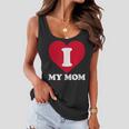 I Love My Mom- A Gift For To Show Our Super Heroine Our Love Women Flowy Tank