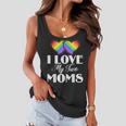 I Love My Two Moms Gay Lesbians Women Flowy Tank