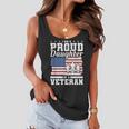 Im A Proud Daughter Of A Veteran American Flag Veterans Day Women Flowy Tank