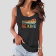 In A World Where You Can Be Anything Be Kind Vintage Hippie Women Flowy Tank