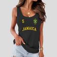 Jamaica Shirt Number 5 Soccer Team Sports Jamaican Flag Shirt Hoodie Tank Top Women Flowy Tank