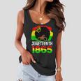 Junenth 1865 Africa Black Queen Melanin Freedom Men Women Women Flowy Tank