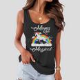Moms Are Magical Mothers Day With Rainbow Unicorn Women Flowy Tank