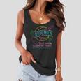Moon Western Cactus Dive Bars & Country Music 80S 90S Women Flowy Tank