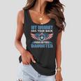 My Mommy Has Your Back Proud Air Force Daughter Military Women Flowy Tank