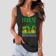 Nurses Love Shenanigans Funny Gnomes Nurse St Patricks Day V8 Women Flowy Tank