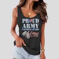 Proud Army National Guard Mom Usa Heart Shirt Mothers Day Women Flowy Tank