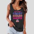 Proud Us Coast Guard Daughter Us Flag Dog Tag Military Child Women Flowy Tank