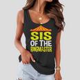 Sis Of The Ringmaster Circus Birthday Party Sister Gifts Women Flowy Tank
