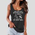 Some Girls Love Motorcycles & Tattoos Tattooed Biker Rider Gift For Womens Women Flowy Tank