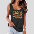 Tacos And Tequila Cinco De Mayo Groovy Mexican Drinking Women Flowy Tank