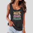 Wife Mom Friend And My Superhero Gift For Moms  Women Flowy Tank