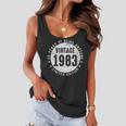 Womens 40 Year Old Gifts Vintage 1983 Limited Edition 40Th Birthday Women Flowy Tank