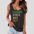Womens 46 Years Old Gifts Legend Since May 1977 46Th Birthday Women Flowy Tank