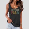 Womens 58Th Birthday Gift Men Women Vintage 1964 Retro Born Women Flowy Tank