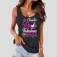 Womens Chapter 59 Fabulous Since 1964 59Th Birthday Queen Diamond Women Flowy Tank