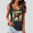 Womens Chinese Crested Dog Retro 70S Vintage Gift Women Flowy Tank
