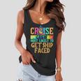 Womens Cruise Crew Most Likely To Get Ship Faced Cruiser Tie Dye Women Flowy Tank