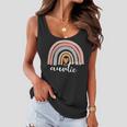 Womens Cute Auntie Rainbow For Women Grandma Christmas Mothers Day Women Flowy Tank