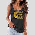 Womens My First Mothers Day As A Grandma Sunflower Mothers Day Women Flowy Tank