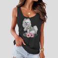 Womens Pomeranian I Love Mom Tattoo Dog Funny Mothers Day Women Flowy Tank