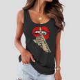 Womens Quote I Wish You Were Fluent In Shutting The Fck Up Lip Hand Women Flowy Tank