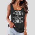 Womens Timothy - Name Funny Fathers Day Personalized Men Dad Women Flowy Tank