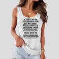 Im A Stubborn Son Gift From Awesome Mom February Women Flowy Tank