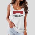 Two Things We Dont Chase Cowboys And Tequila Funny Women Flowy Tank
