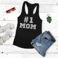 1 Mom Number One Mom Mama Mother Funny Mothers Day Women Flowy Tank
